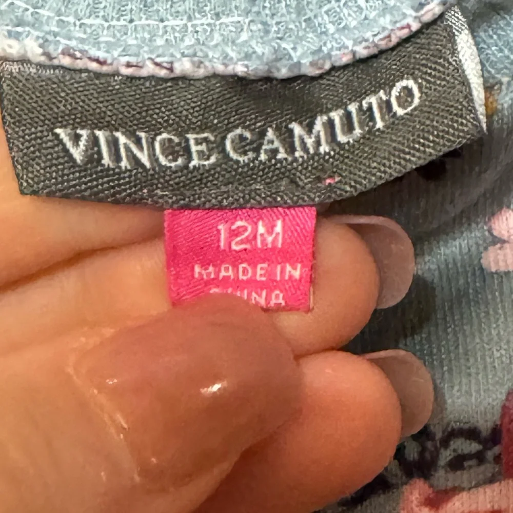 Vince Camuto Floral Babygirl 12 month Outfit - Picture 3 of 4